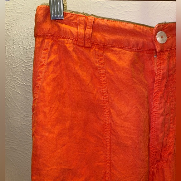 Zara high waist orange pants. Size M. - Picture 6 of 7